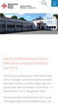 Mobile Screenshot of drk-herford-land.de